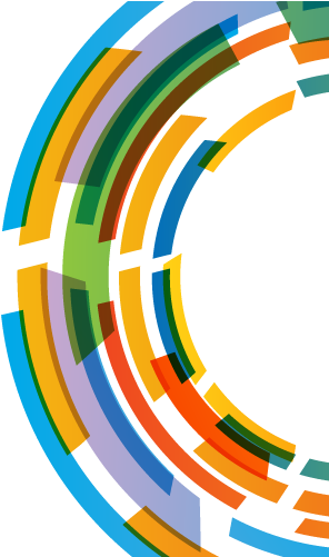 Rainbow Flag Curve - Abstract Abstract Background Free Circle Vector (500x500)