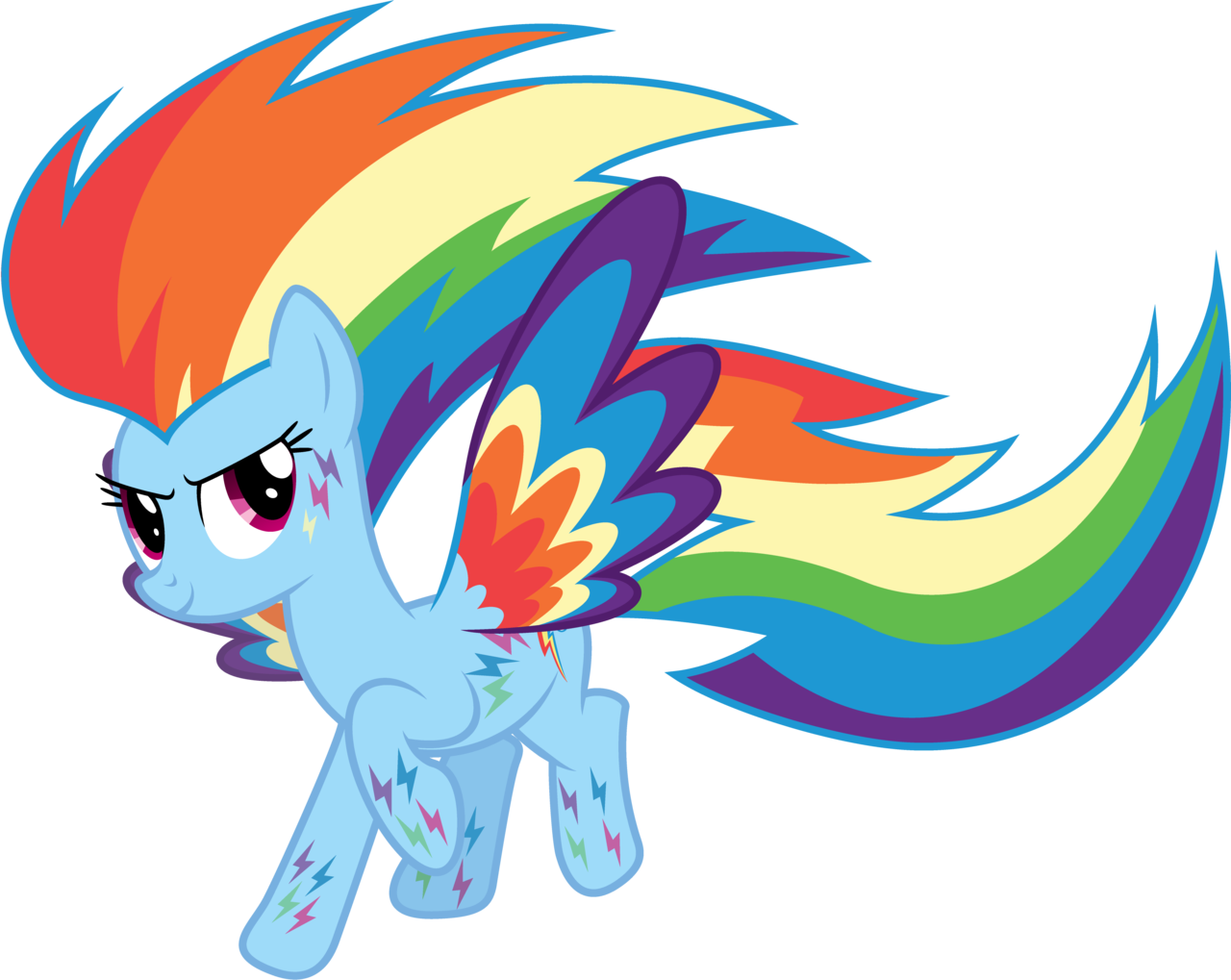 Absurd Res, Artist - Rainbow Dash Rainbow Power (1280x1019)