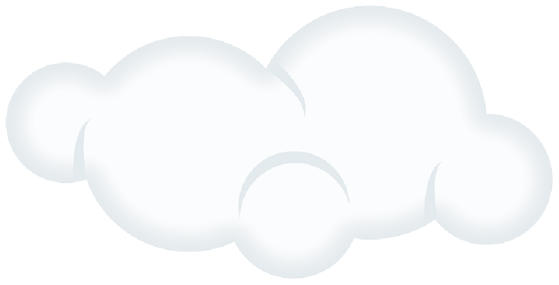 Set, Cloud, White, Cartoon, Clouds, Sky, Soft, Weather - Cloud (800x408)