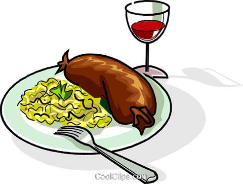 Slovenian Krvavica With Wine Royalty Free Vector Clip - Illustration (480x363)