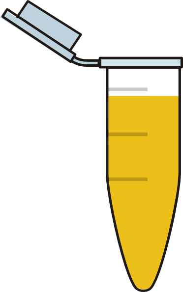 1ml Eppendorf Tube Brown Svg Clip Arts 372 X 595 Px - Eppendorf Tube Cartoon 2ml (372x595)