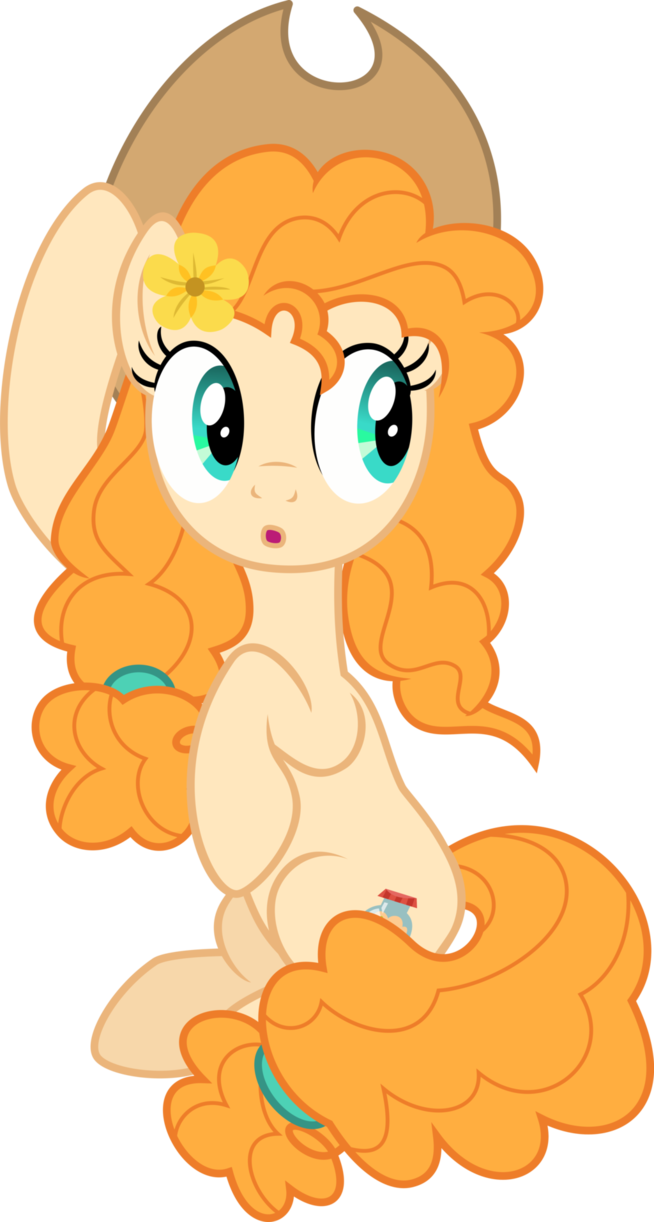 Pears In Hats By Comeha - Mlp Pear Butter Hat (654x1222)