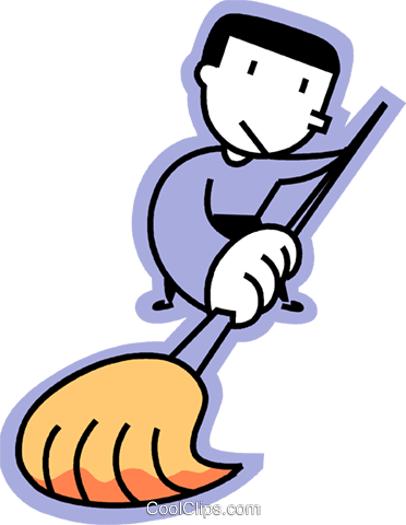 Cleaners Royalty Free Vector Clip Art Illustration - Illustration (372x480)