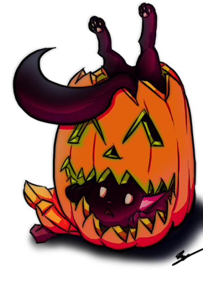 Spooky Pumpkin Cliparts - Jack-o'-lantern (500x666)