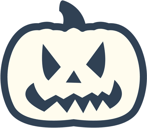 Spooky Pumpkin Stroke Icon Transparent Png - Pumpkin (512x512)