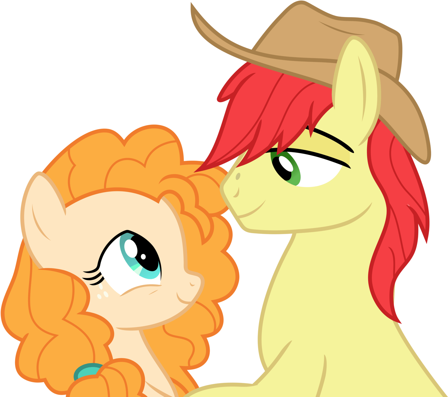 Pear Butter And Bright Mac By Pink1ejack - Pear Butter My Little Pony (1600x1391)