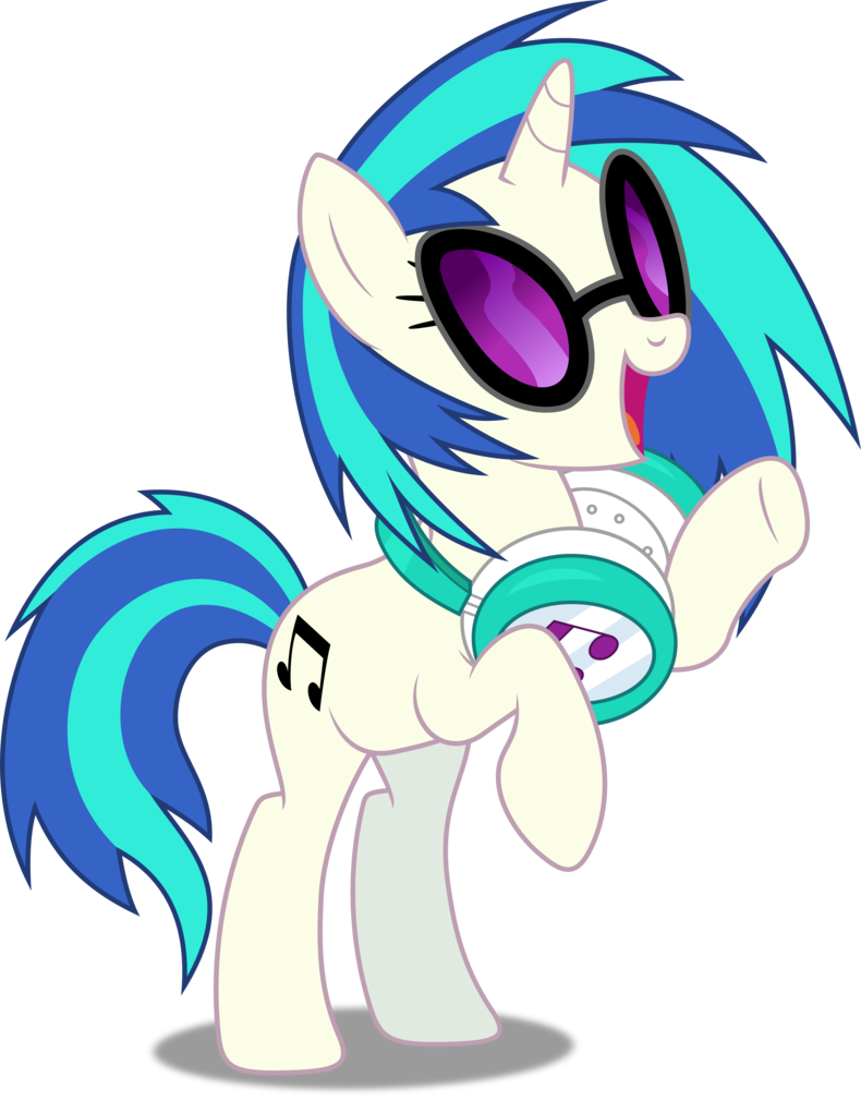Pony Phonograph Record Art Clip Art - Mlp Vinyl Scratch Vector (790x1010)