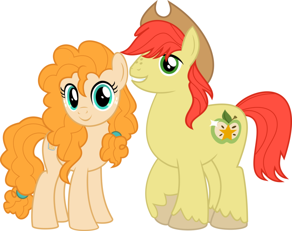 Mlp Vector - Pear Butter And Bright Mac (1024x811)