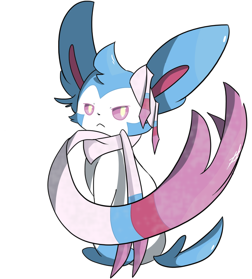 28 Collection Of Shiny Sylveon Drawing - Cartoon (1024x1024)