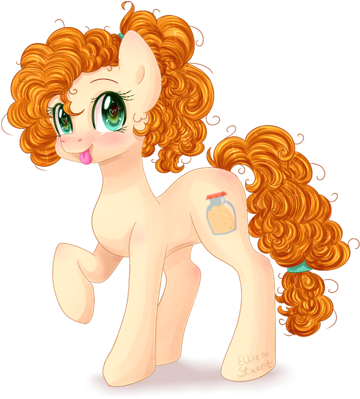 Pear Butter By Pony Ellie Stuart - Mlp Young Pear Butter (885x902)