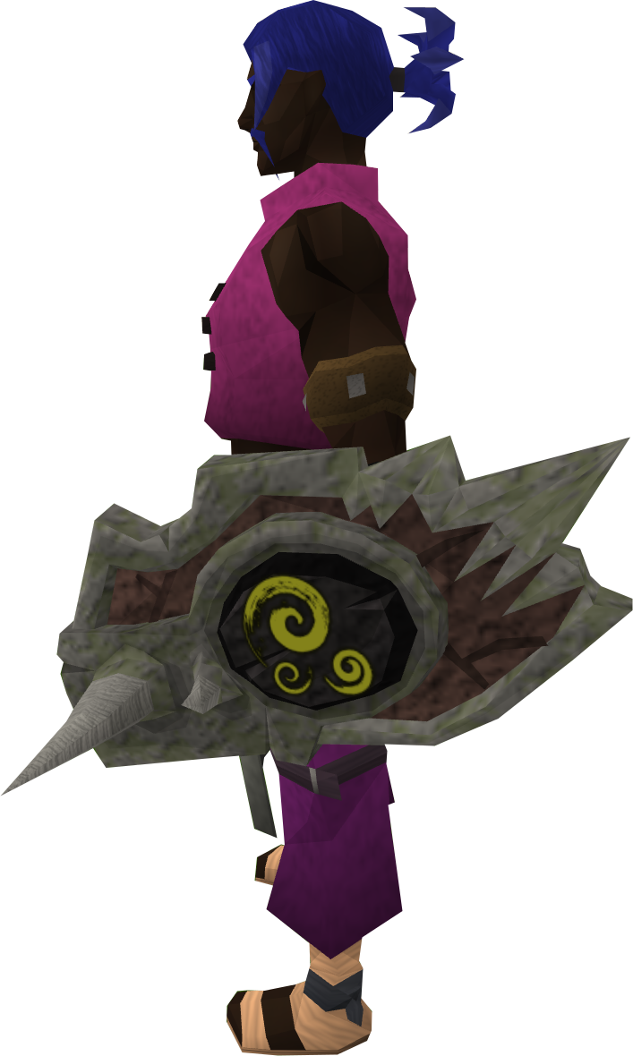 Requirements, Sacred Clay Shield Equipped - Clay (707x1180)