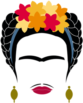 Frida Kahlo Free Printable Masks - Frida Kahlo Vector Png (320x417)
