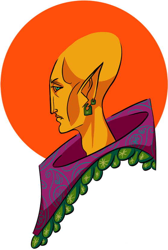 Left-hand Elf - Lhe - Elder Scrolls Left Handed Elves (600x855)