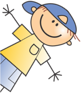 Bildergalerie - Stick Figure Boy Baseball Cap Shower Curtain (460x460)