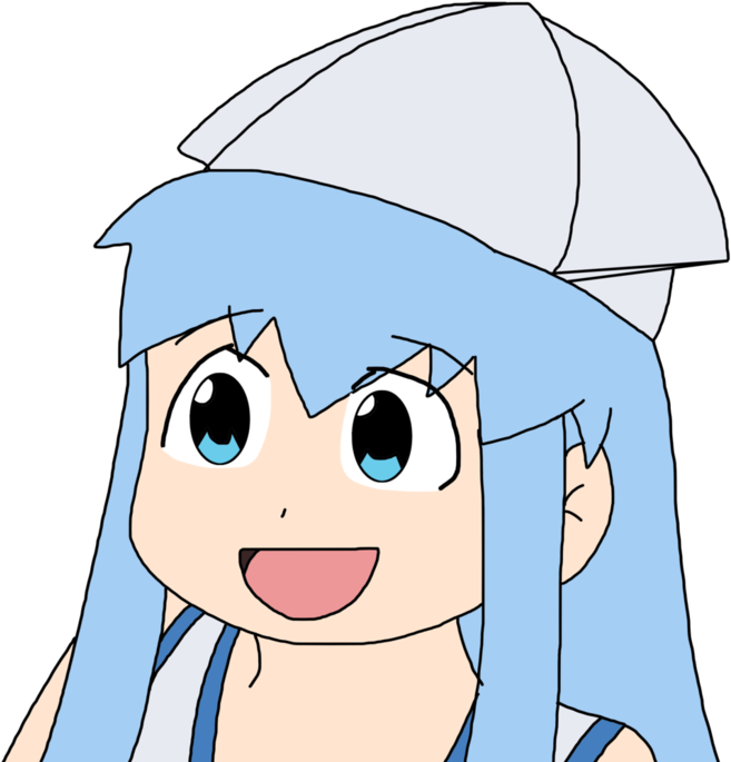 Squid Girl By Marcospower1996 - Cartoon (1098x728)