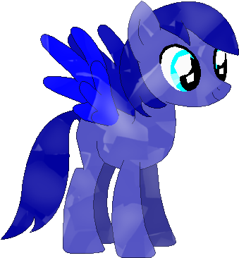 Blue Star As A Crystal Pony By Lr-studios - Cartoon (386x389)