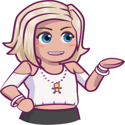 Has Blue Eyes And Has A Purple Eye Shadow, With A Little - Wiki (420x420)