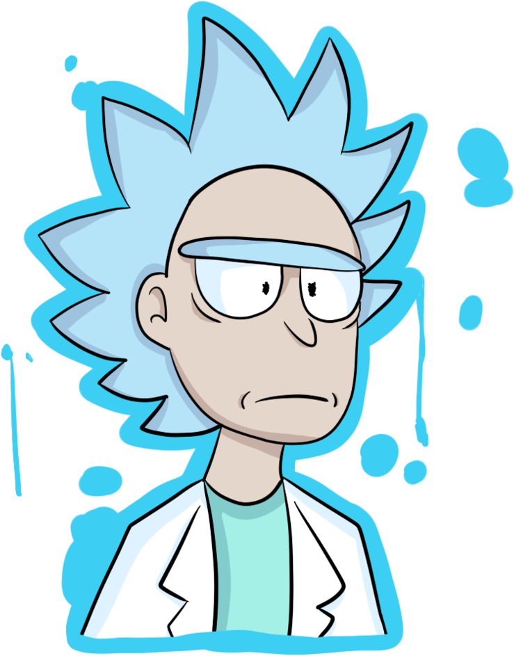 Rick Sanchez Morty Smith Drawing Deviantart - Rick And Morty Vector (800x949)