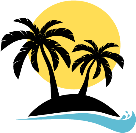 Condominium - Palm Tree Illustration Vector (1008x612)