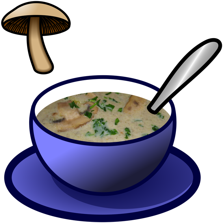 Chicken Soup Clipart Mushroom Soup - Chicken Soup (800x800)