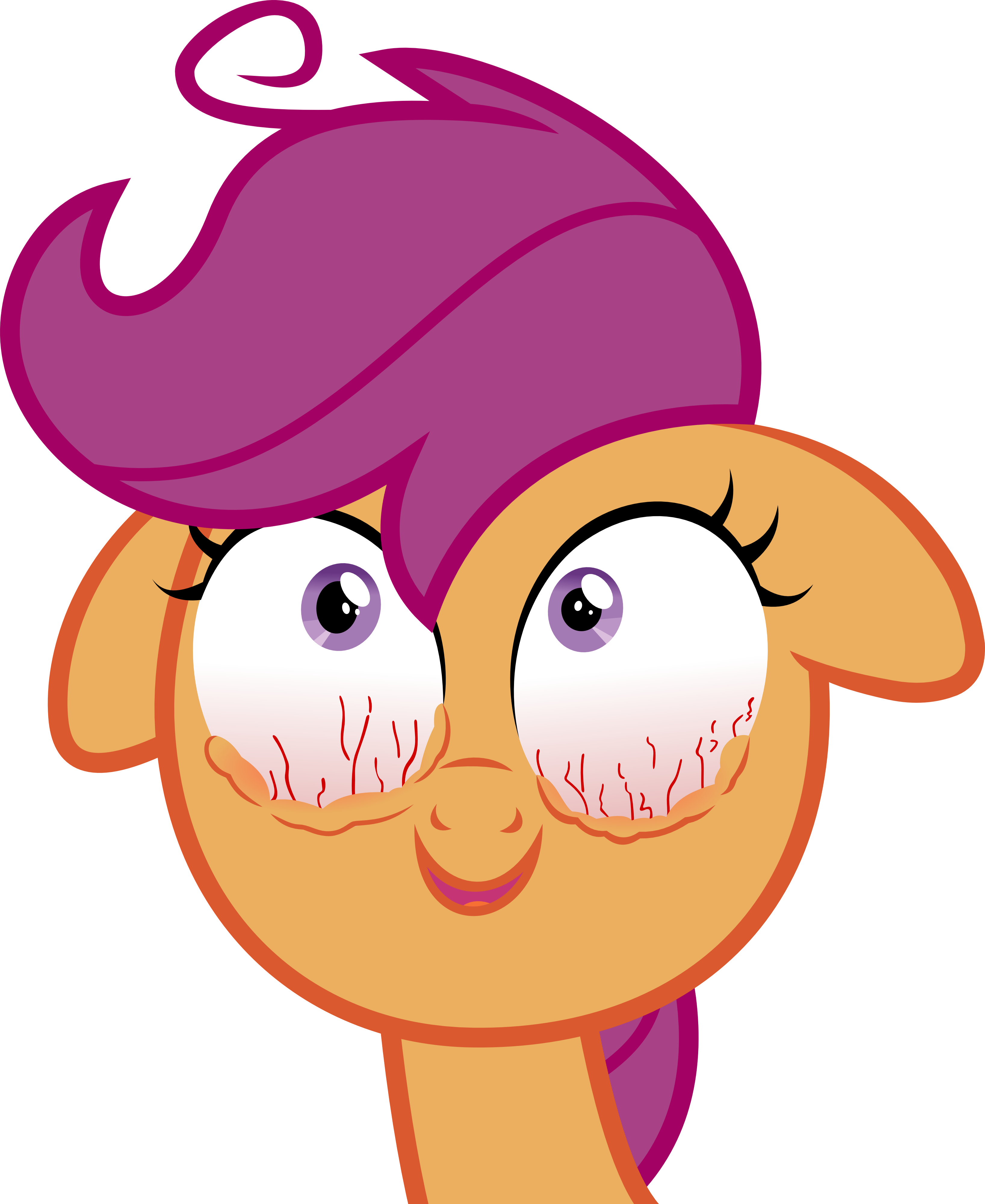 Sleep Deprived Scootaloo Vector By Thorinair - Mlp Sleep Deprived (3273x4000)