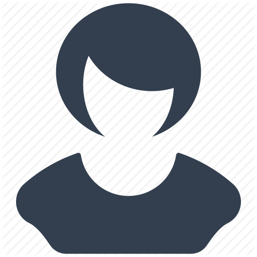 People Silhouette Clipart Person Icon - Woman User Silhouette (512x512)