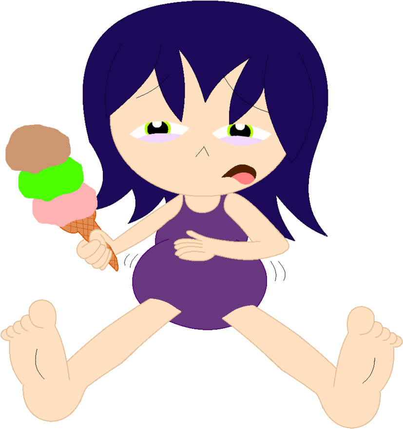 Too Much Ice Cream By Smithandcompanytoons - Comics (890x898)