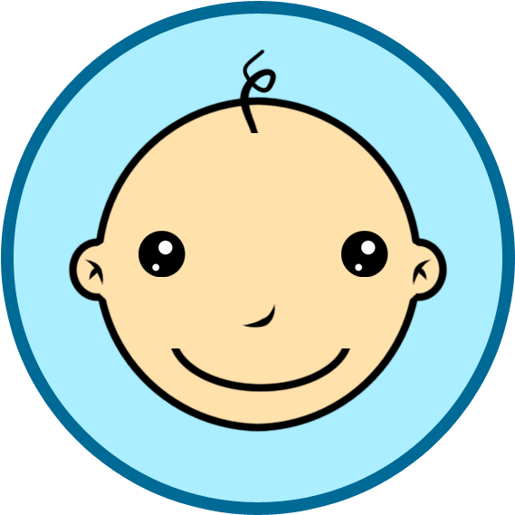 Free Baby Clip Art - Baby Face Clipart Png (616x612)