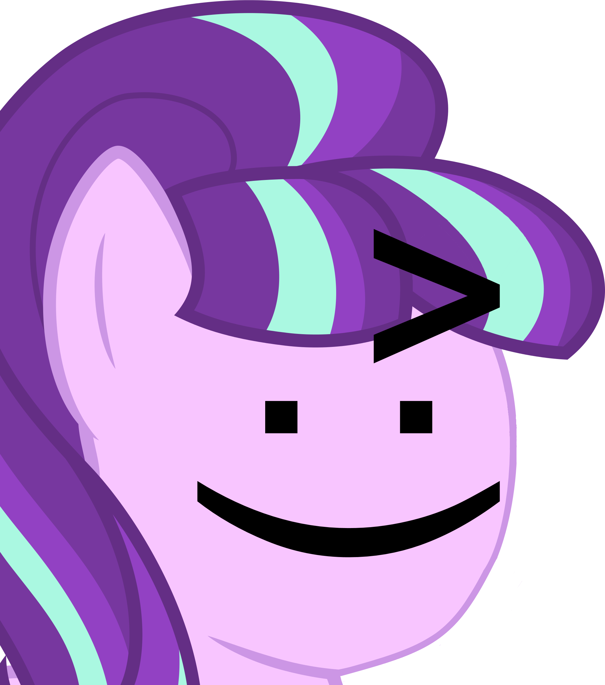 Twilight Sparkle Rainbow Dash Princess Luna Applejack - Dorito Face Mlp (2003x2265)