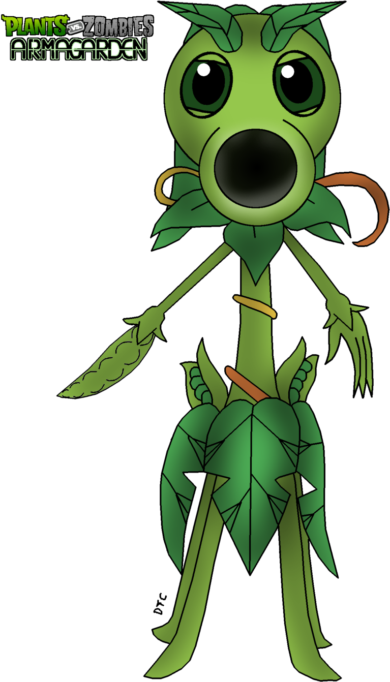 Free Plants Vs Zombies Garden Warfare 2 Peashooter - Peashoter Garden Warfare Png (1024x1447)