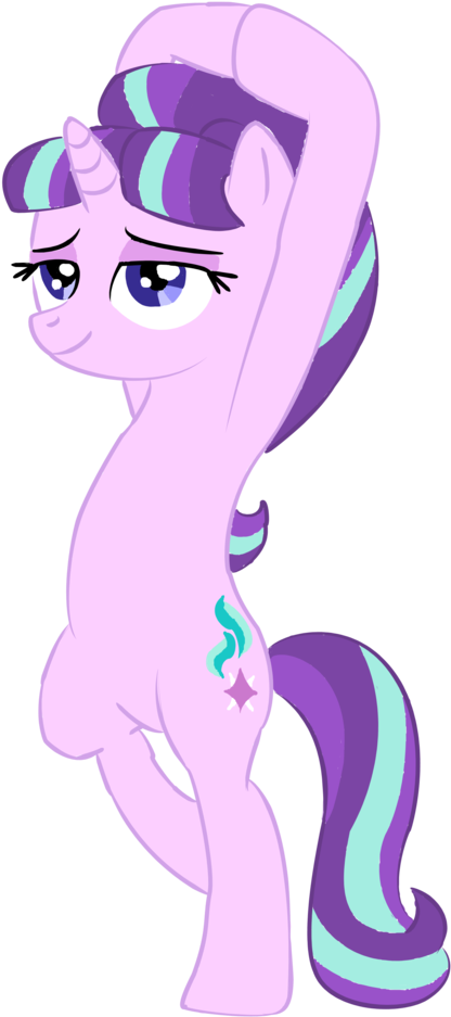 Panzerpiel, Bedroom Eyes, Pose, Safe, Solo, Starlight - Cartoon (576x1024)