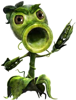 Peashooter - Plants Vs Zombies Garden Warfare 2 Characters (320x384)