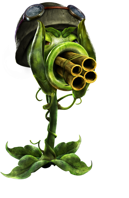 Free Plants Vs Zombies Garden Warfare Peashooter - Pflanzen Vs Zombies Garden Warfare (628x877)