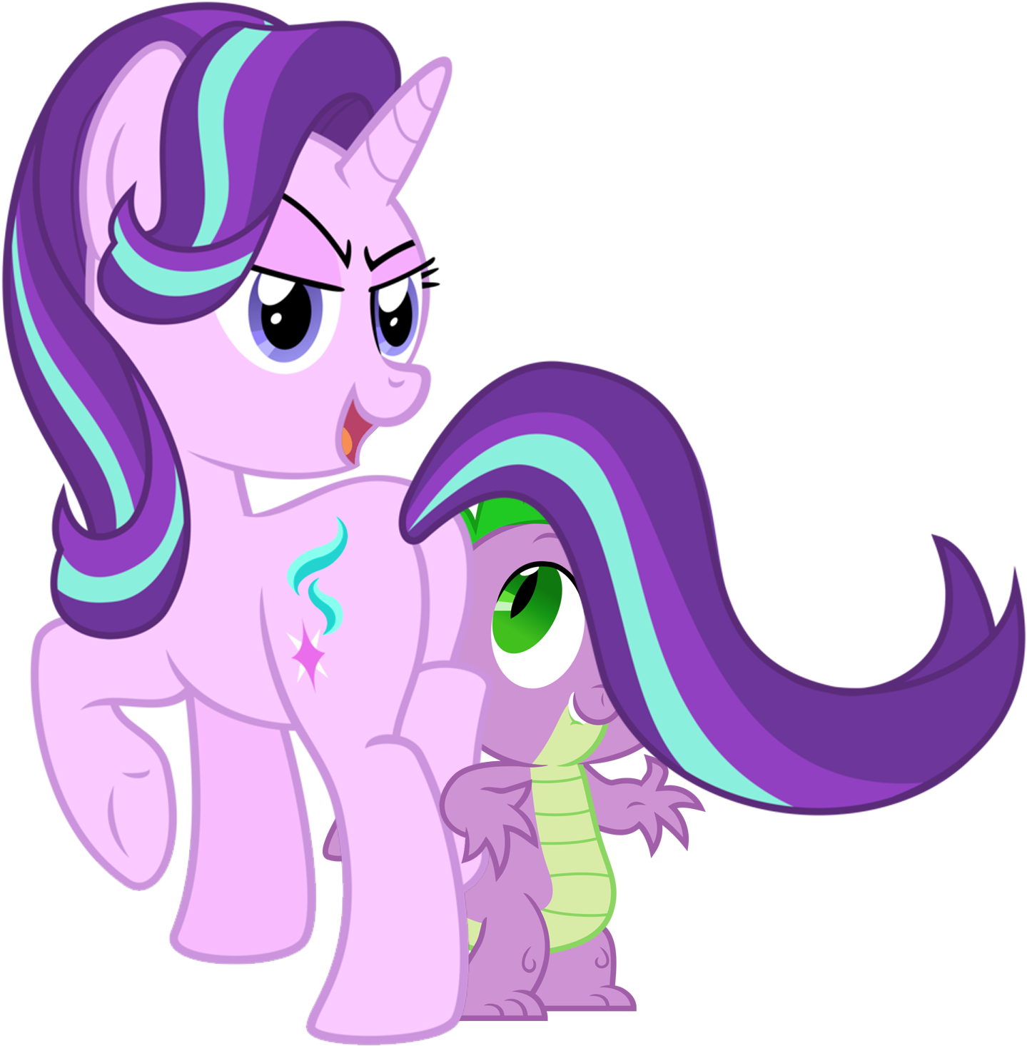 Hey Spike, What's Your Favorite Pony Tail By Titanium - Stupid Sexy Starlight Glimmer (1470x1491)