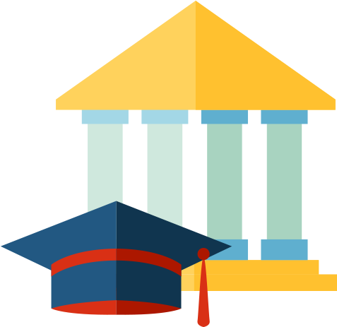 Faq's For Representatives - College Icon Png (500x462)