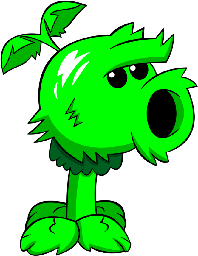 Primal Peashooter Plants Vs Zombies By Ninjawoodpeckers91 - Plants Vs Zombies 2 Primal Peashooter (824x969)