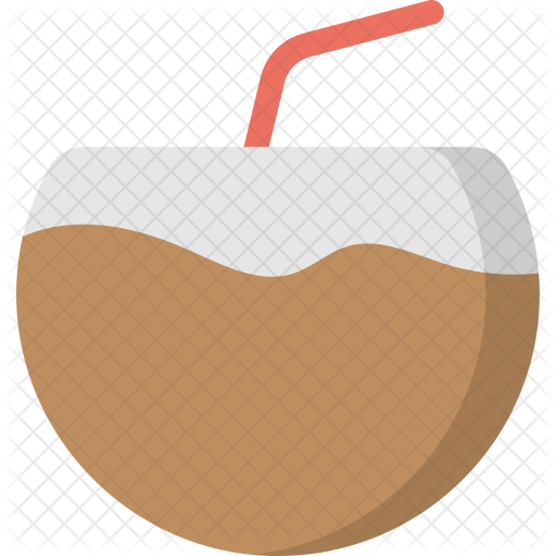 Coconut Icon - Illustration (512x512)
