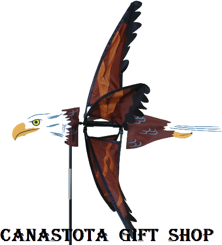 25" Flying Eagle Bird Spinners Upc - Premier 25", Flying Eagle Spinner With Support Pole (500x500)