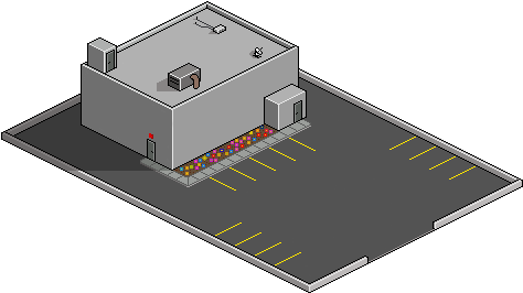 Warehouse Building Icon Png Pixel Warehouse @ Pixeljoint - Warehouse Icon (497x475)