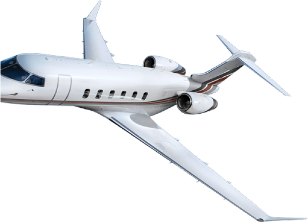 Flying Clipart Private Plane - Bombardier Challenger 350 Png (640x480)