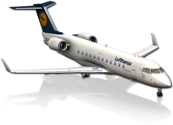 Available In X-plane 10 Mobile, The Crj200 Is A Regional - Regional Jet Clip Art (780x500)