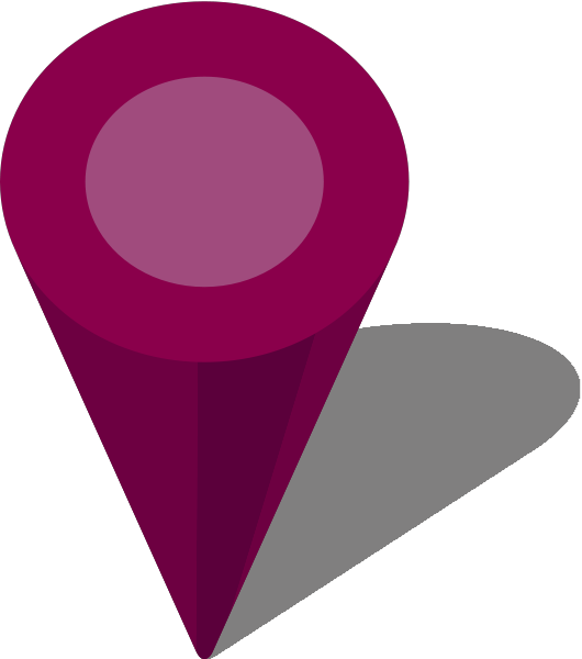 Location Map Pin Purple7 - Location Icon Purple (530x600)