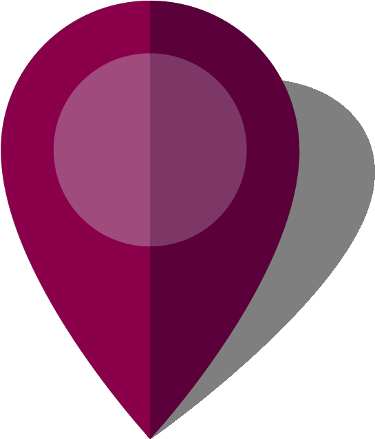 Location Map Pin Purple10 - Location Pin Purple (568x640)