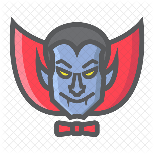Dracula Vector Icon Set - Vampire (512x512)