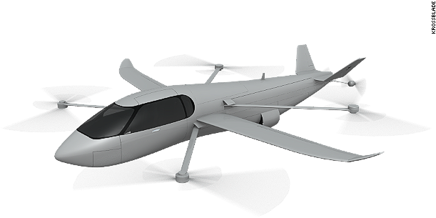 The Flying Car Would Have The Ability To Take-off From - Model Aircraft (640x360)