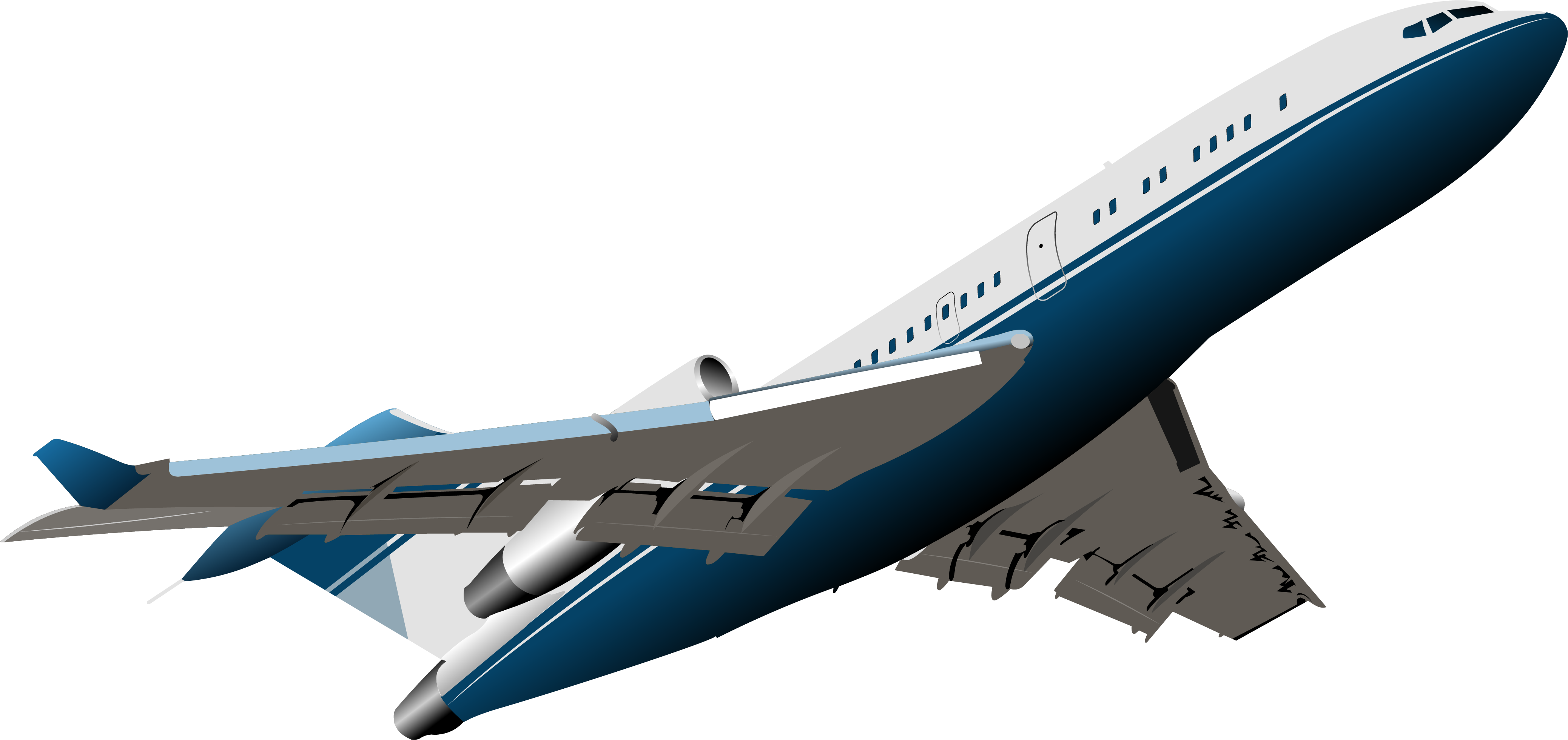 Aircraft Png Vector Clipart - Airplane Png - (4392x2291) Png Clipart  Download, image size:4153x1962