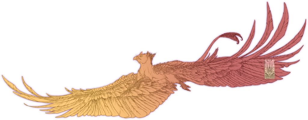 On Strong Wings By Twilightsaint - Wings Lineart (1024x401)