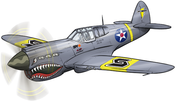 Squadra Flying Tigers Logo - Flying Tigers (640x395)