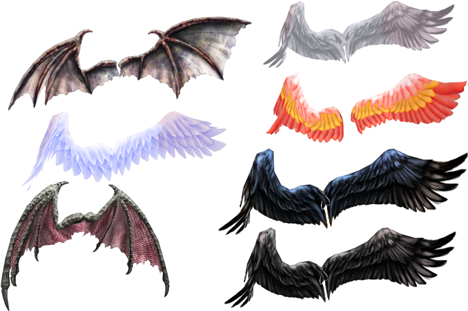 Ginjishi Wings Dl Link By Randomdraggon On Deviantart - Mmd Wings Dl (1024x640)