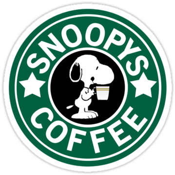Snoopy Starbucks - Google Search - Snoopy Coffee Logo (375x360)